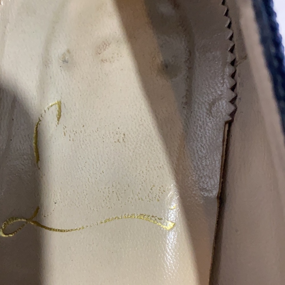Vintage christian louboutin navy suede heels - Picture 10 of 10